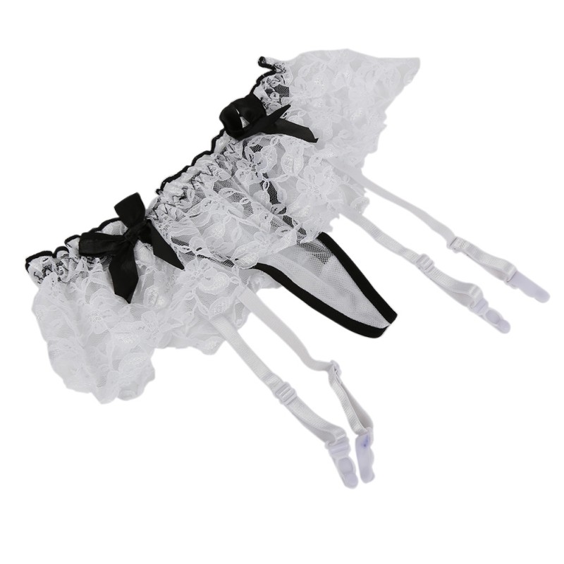 Sexy Womens Lace G String Thongs Stockings Suspender Garter Belt Hold